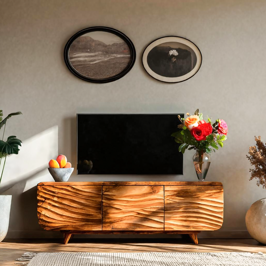 Mid Century Inspired TV Cabinet For Living RTTHTTTVC046