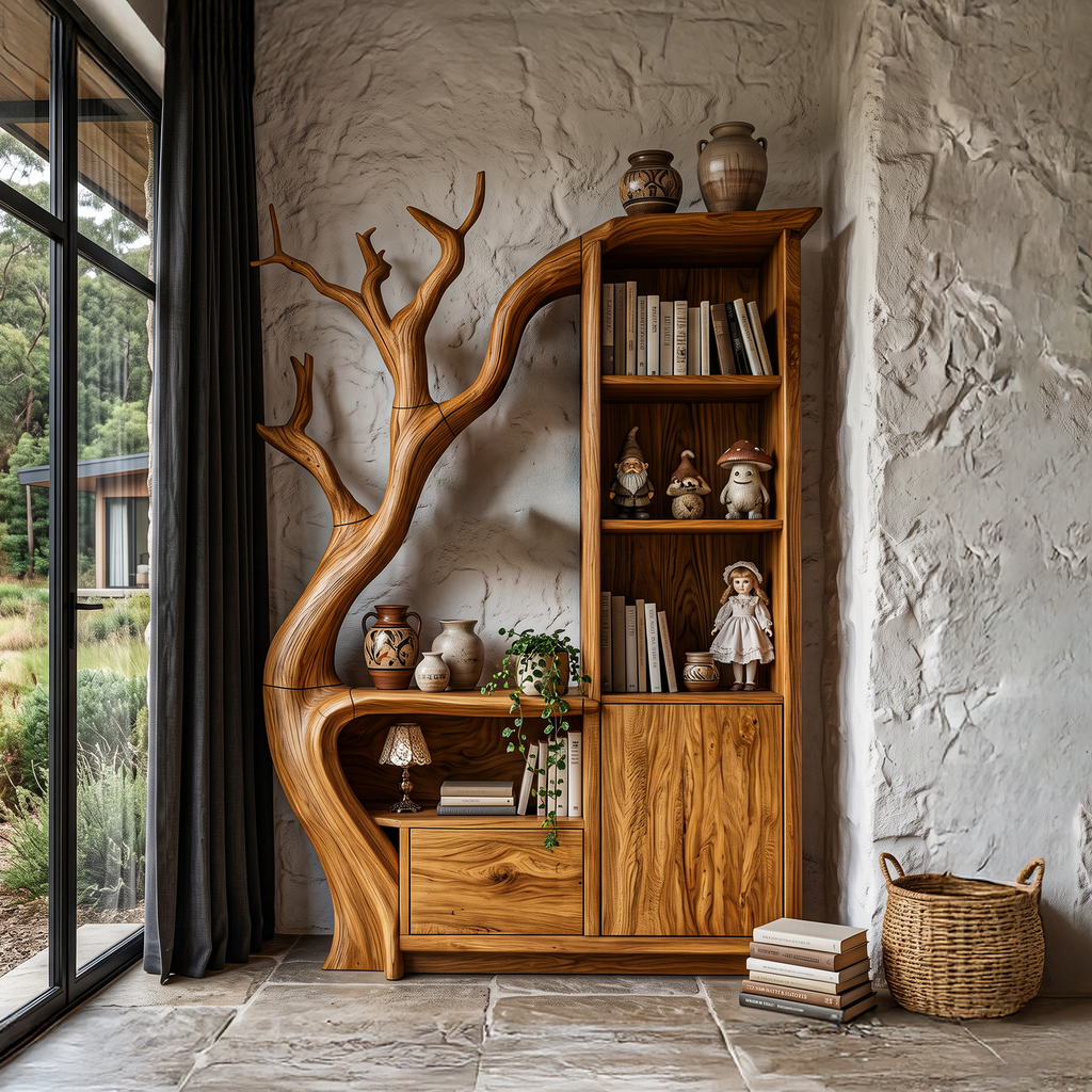 Modern Storage Cabinet With Rounded Frame Design For Entryway SINLHASD544