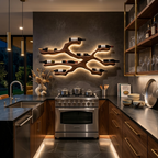 Modern Wine Rack Wall Display For Kitchen And Dining Area RTTHTTWH012