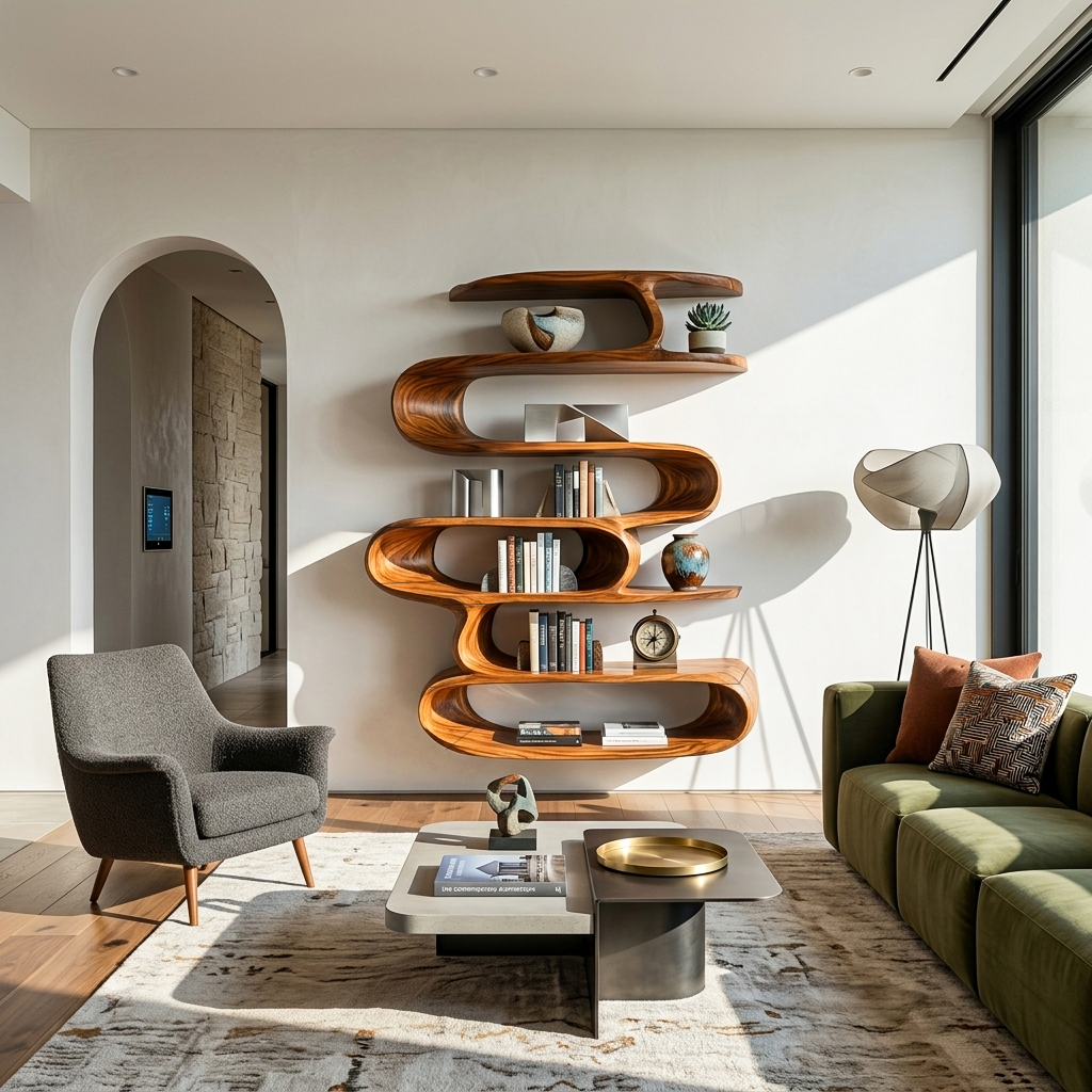 Elegant Wall-Mounted Shelf For Modern Home Decor RTTHTTWMS001