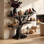 Minimalist Twisted Tree Accent Table For Witchy Halloween Vibes SILDTTNCS154