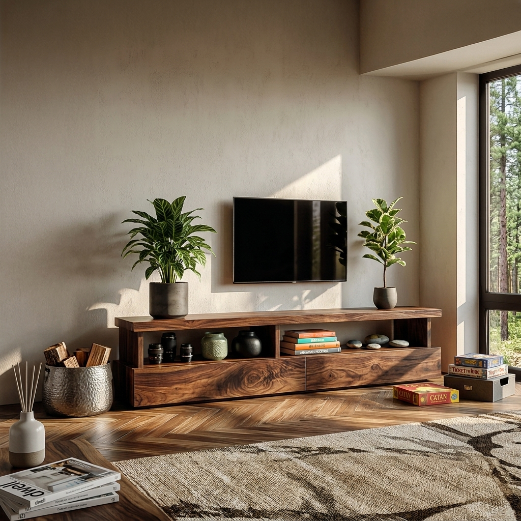 Minimalist TV Stand With Functional Design For Living RTTHTTTVC044