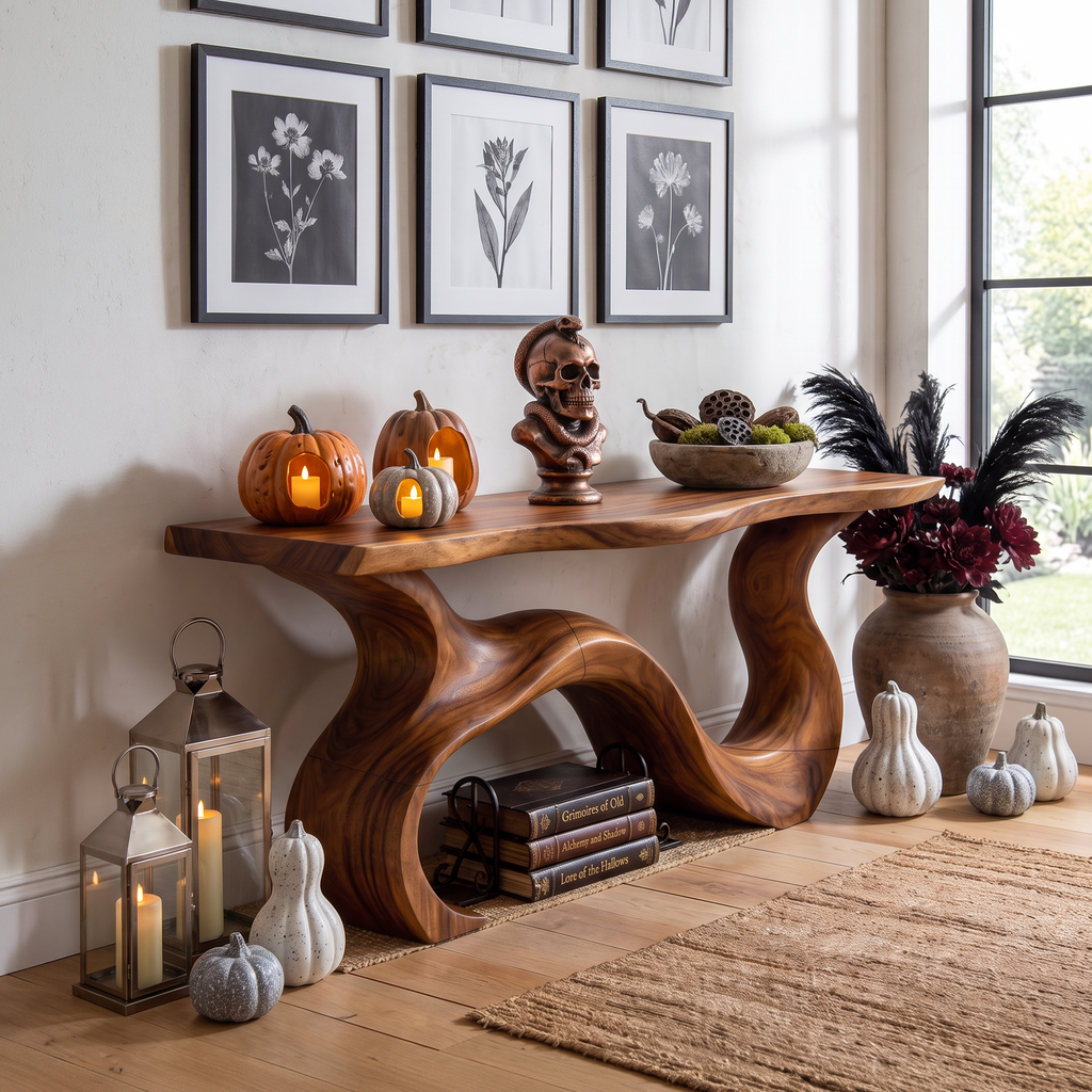 Organic Root Form Display Table For Halloween Decor SILDTTNCS145