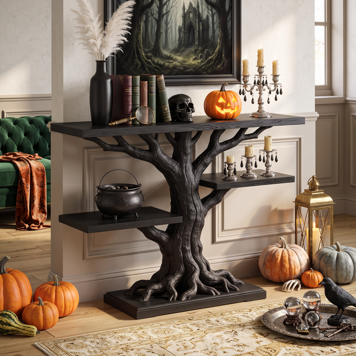 Contemporary Root Form Display Table For Halloween Furniture SILDTTNCS152