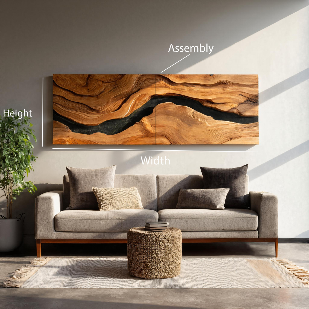 Modern Statement Wall Sculpture For Living Room RTTHTTWA058