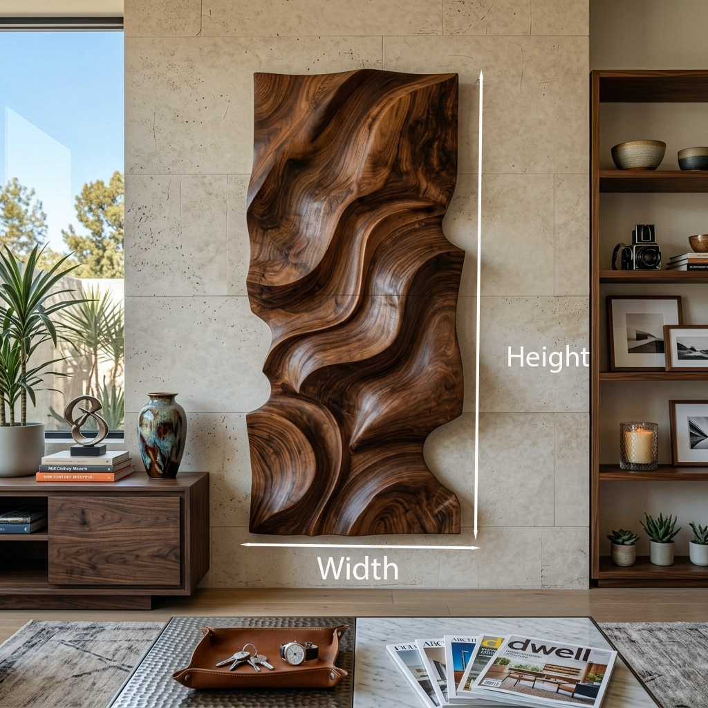 Modern Organic Wall Decor Art Piece For Living Room SITHTTWA046