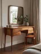 Modern Wooden Vanity Table With Drawers For Bedroom SITHHNVAN004