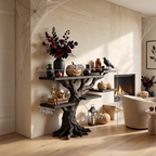 Minimalist Twisted Tree Accent Table For Witchy Halloween Vibes SILDTTNCS154