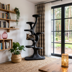 Modern Tree Shaped Cat Tree With Multi Level Platforms For Indoor Cats SINLHATT017