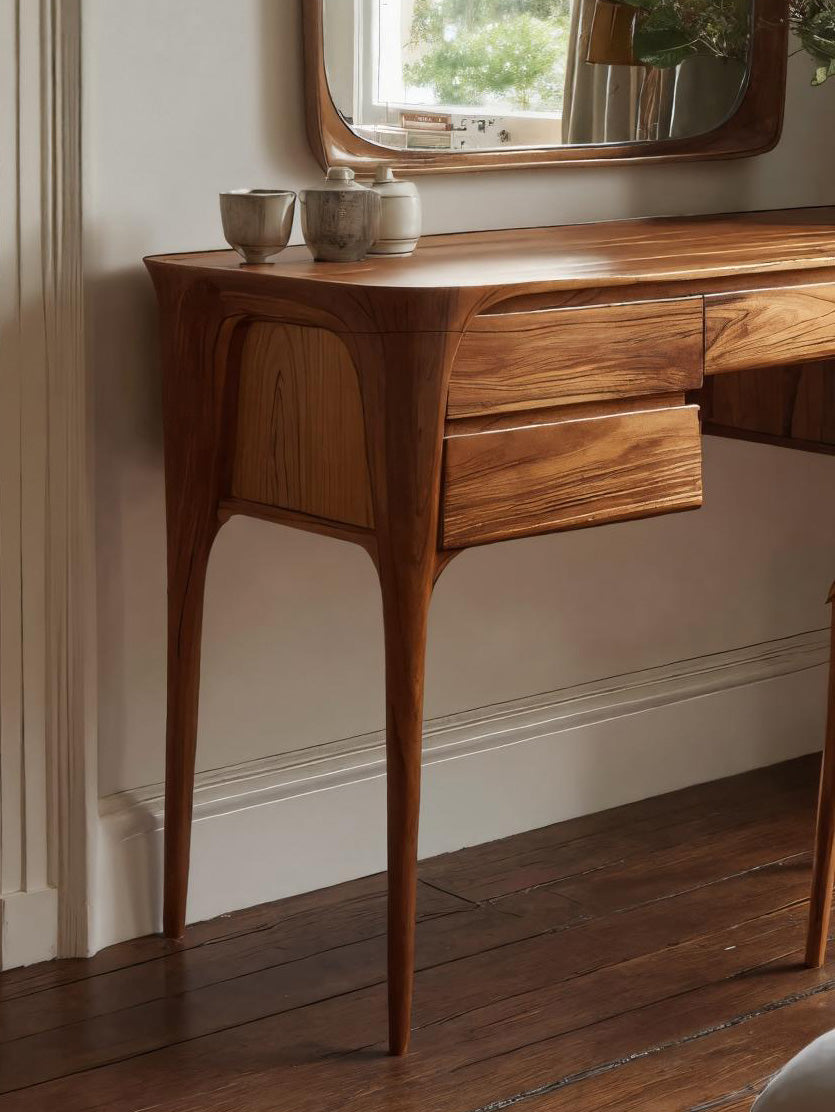 Modern Wooden Vanity Table With Drawers For Bedroom SITHHNVAN004