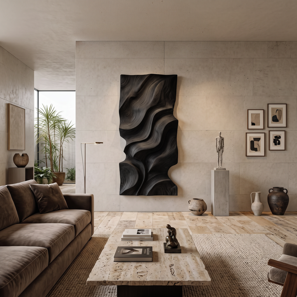 Modern Organic Wall Decor Art Piece For Living Room SITHTTWA046