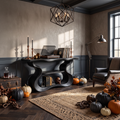 Organic Sculptural Form Console Table For Halloween Home Decor SILDTTNCS141