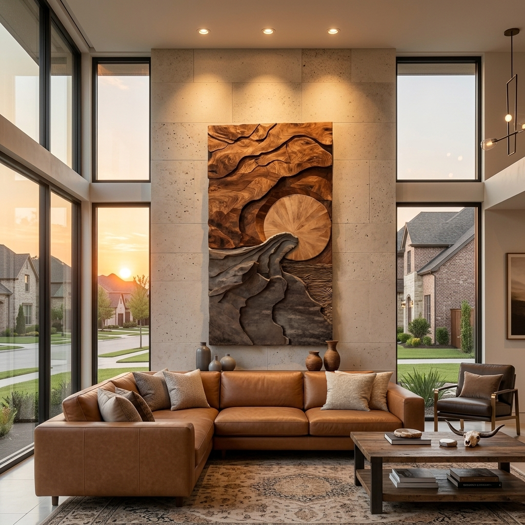 Modern Wall Art With Landscape Design For Living Room SITHTTWA033