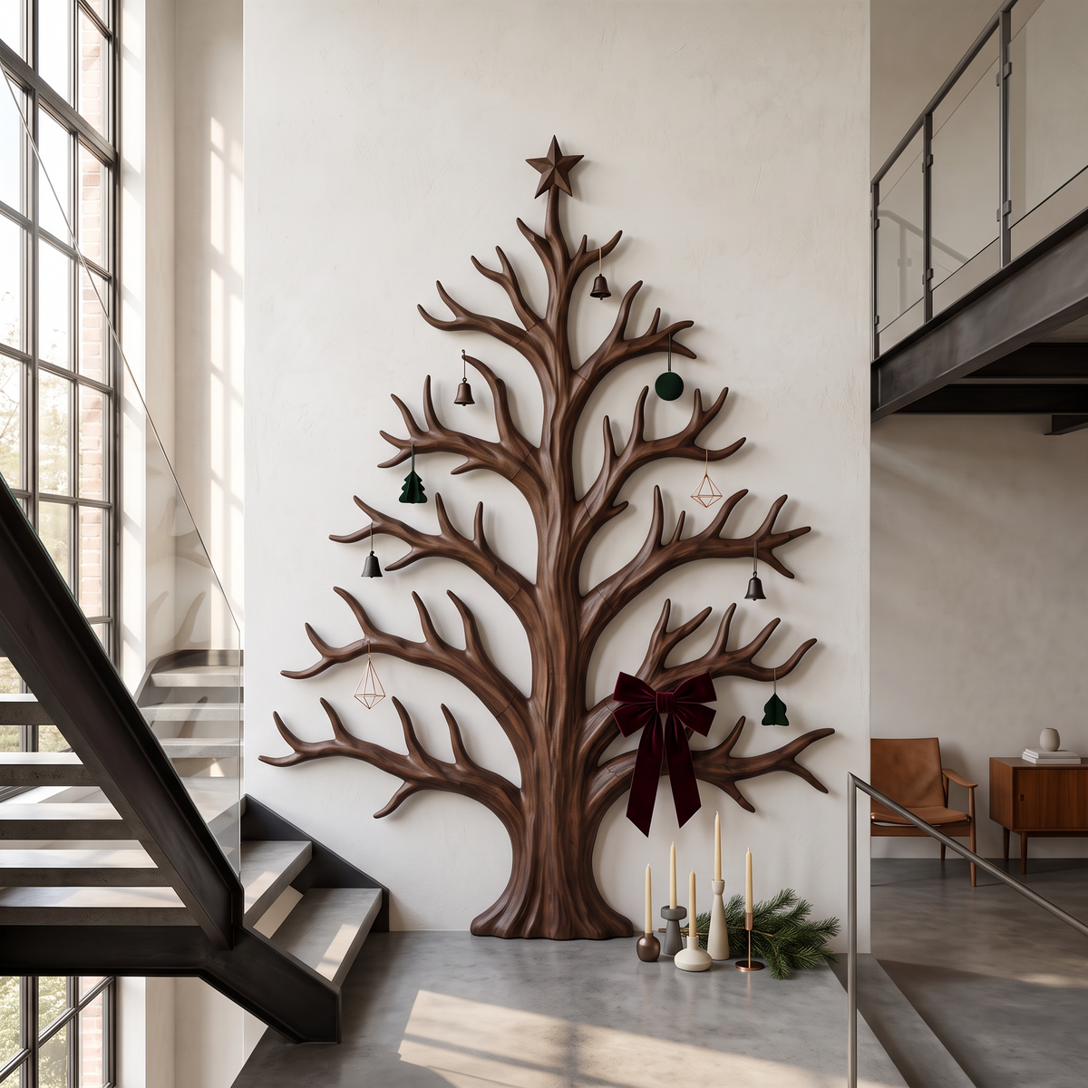 Modern Christmas Tree With Bare Branch Design For Living Room SINLSAWA142