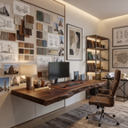 Modern Live Edge Floating Desk For Home Workspace SITHTTDE047