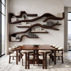 Organic Floating Bookshelf For Living Room Or Study SITHHNFL027