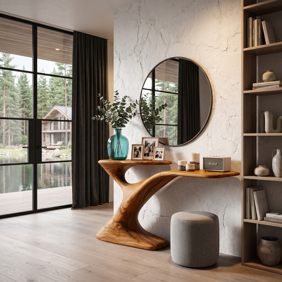 Minimalist Console Table For Entryway And Hallway SINLHACS692