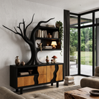 Modern Cabinet With Integrated Tree Branch Design For Living Room SINLHASD546