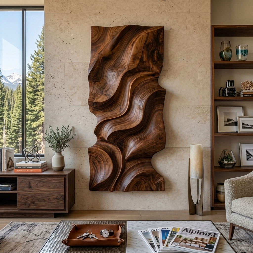 Modern Organic Wall Decor Art Piece For Living Room SITHTTWA046