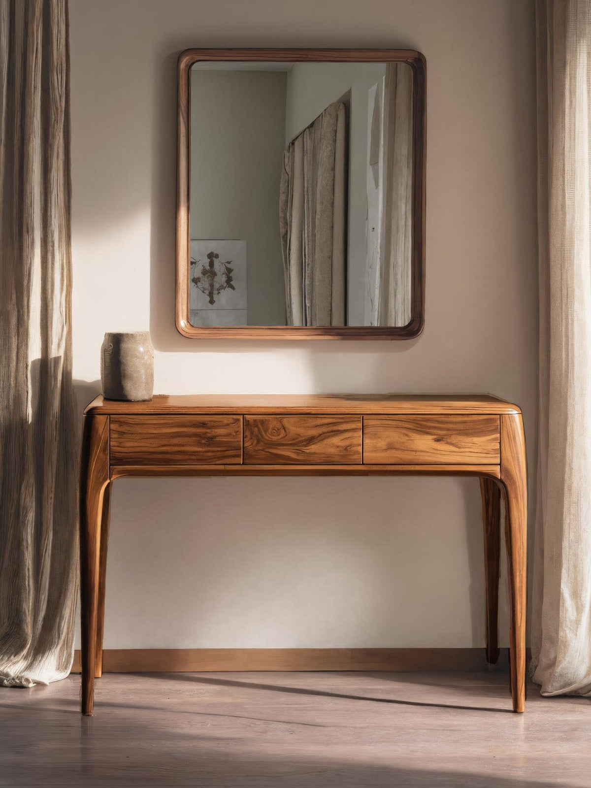 Minimalist Vanity Table With Drawers For Bedroom SITHHNVAN005