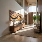 Modern Statement Wall Sculpture For Living Room RTTHTTWA058