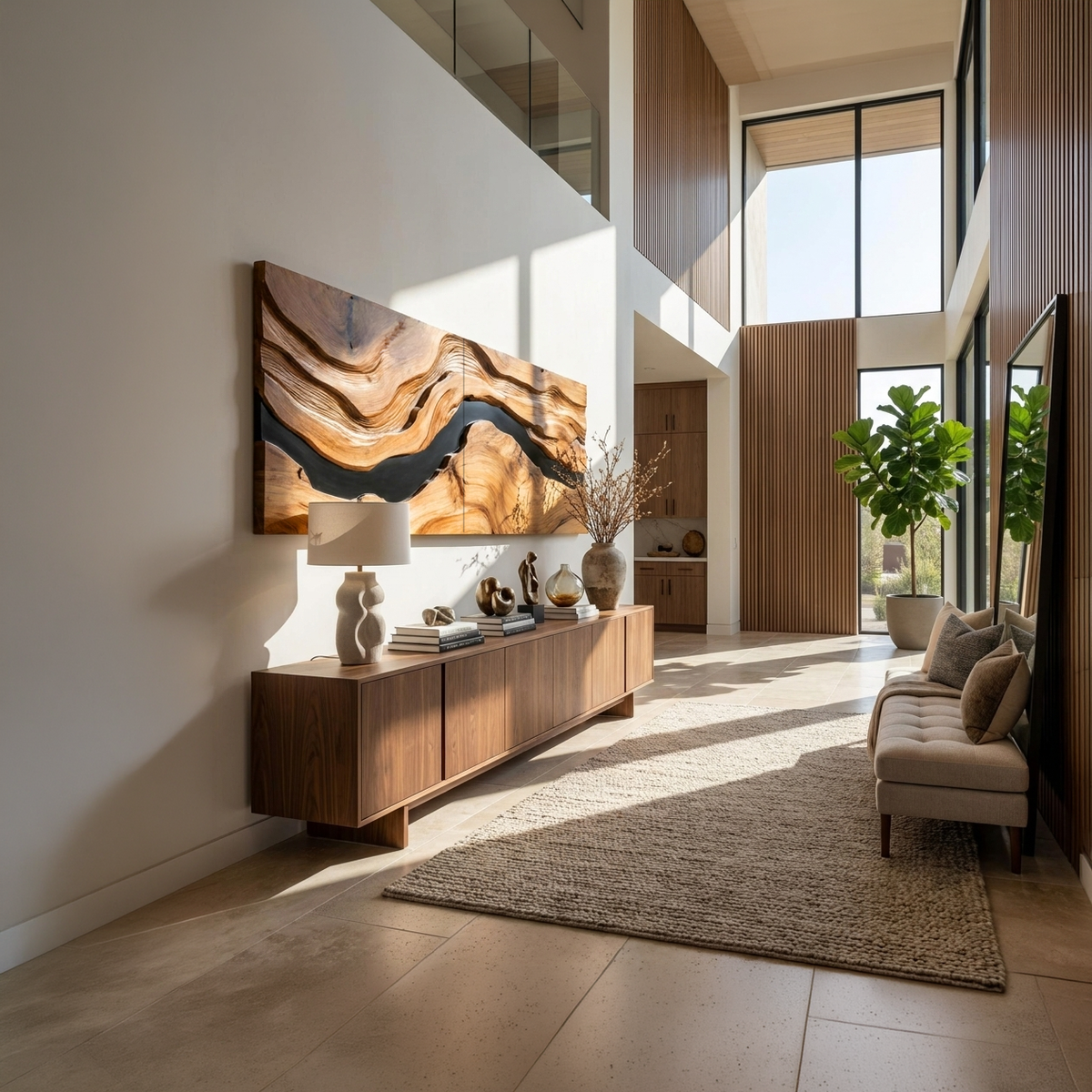 Modern Statement Wall Sculpture For Living Room RTTHTTWA058
