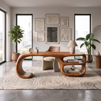 Contemporary Freeform Executive Desk Home Office Studio SILDTTNDE054