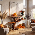 Minimalist Twisted Tree Accent Table For Witchy Halloween Vibes SILDTTNCS154