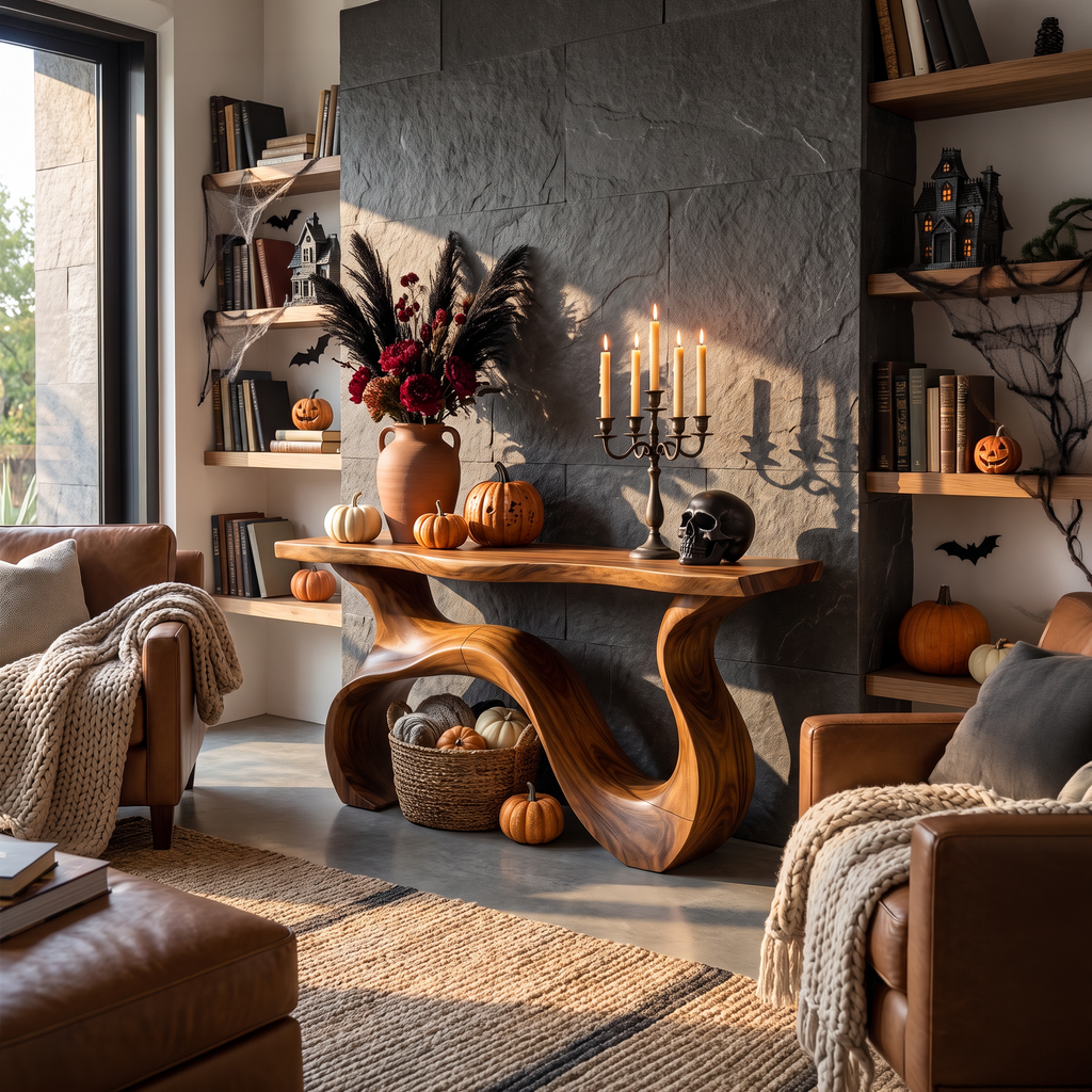 Organic Root Form Display Table For Halloween Decor SILDTTNCS145