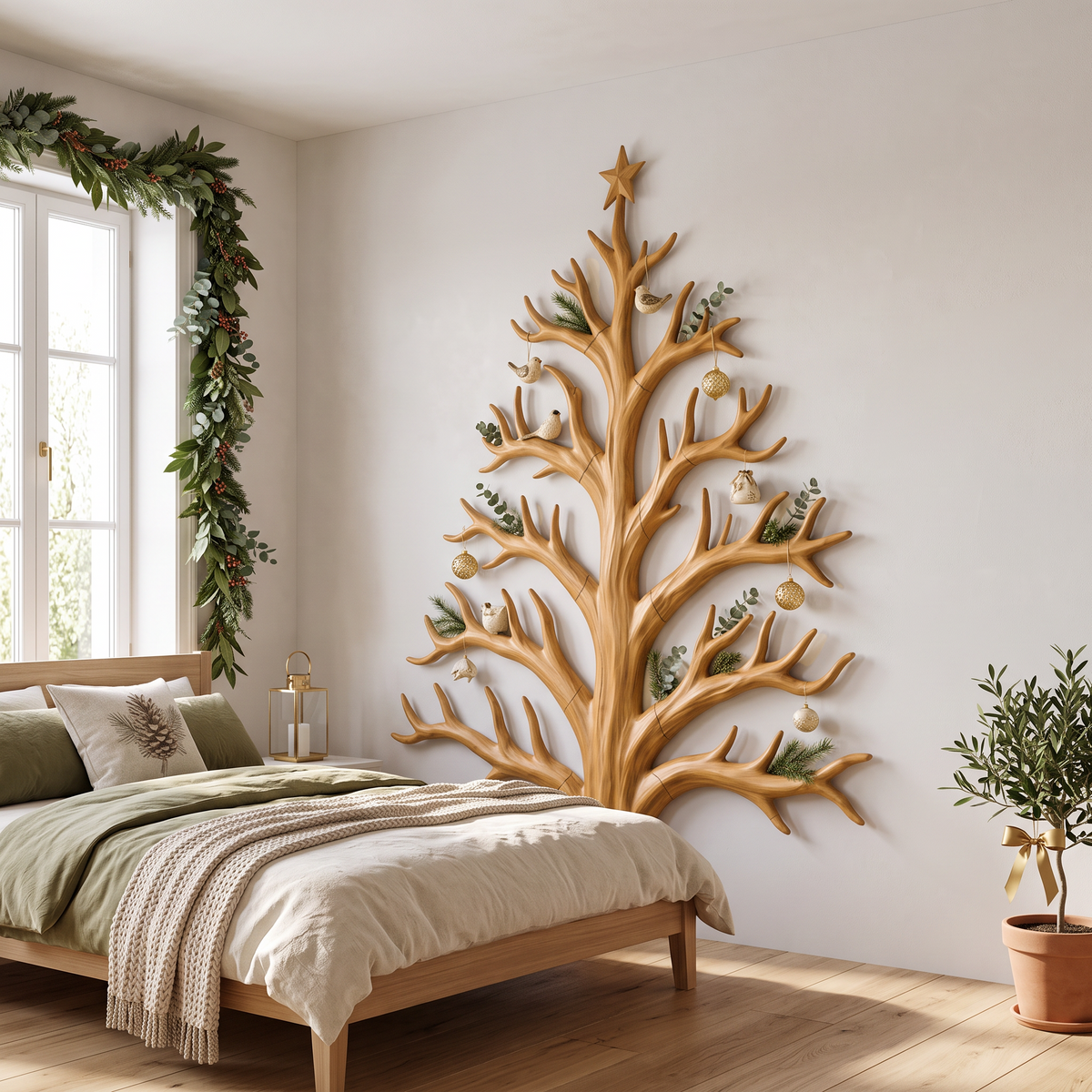 Modern Christmas Tree With Bare Branch Design For Living Room SINLSAWA142