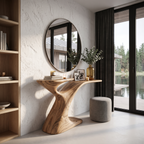 Minimalist Console Table For Entryway And Hallway SINLHACS692