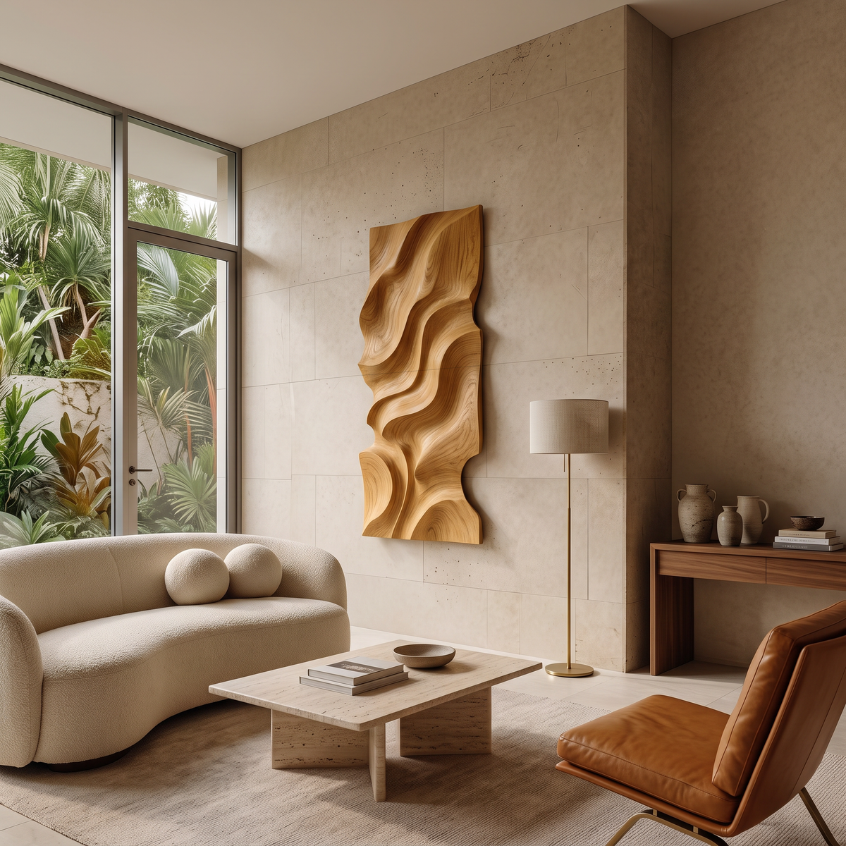 Modern Organic Wall Decor Art Piece For Living Room SITHTTWA046