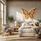 Artistic Butterfly Wooden Wall Art For Bedroom Or Lounge Decor RTTHTTWA154
