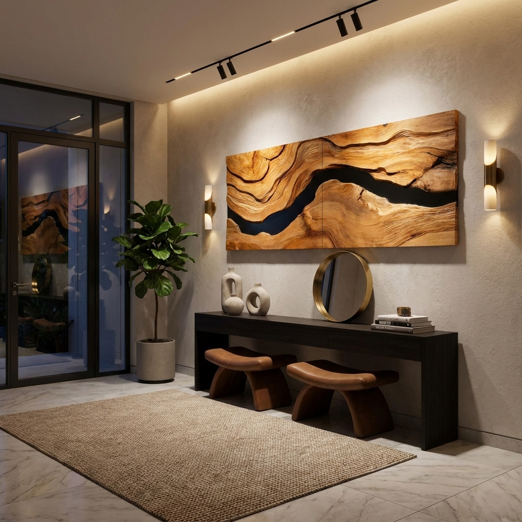 Modern Statement Wall Sculpture For Living Room RTTHTTWA058