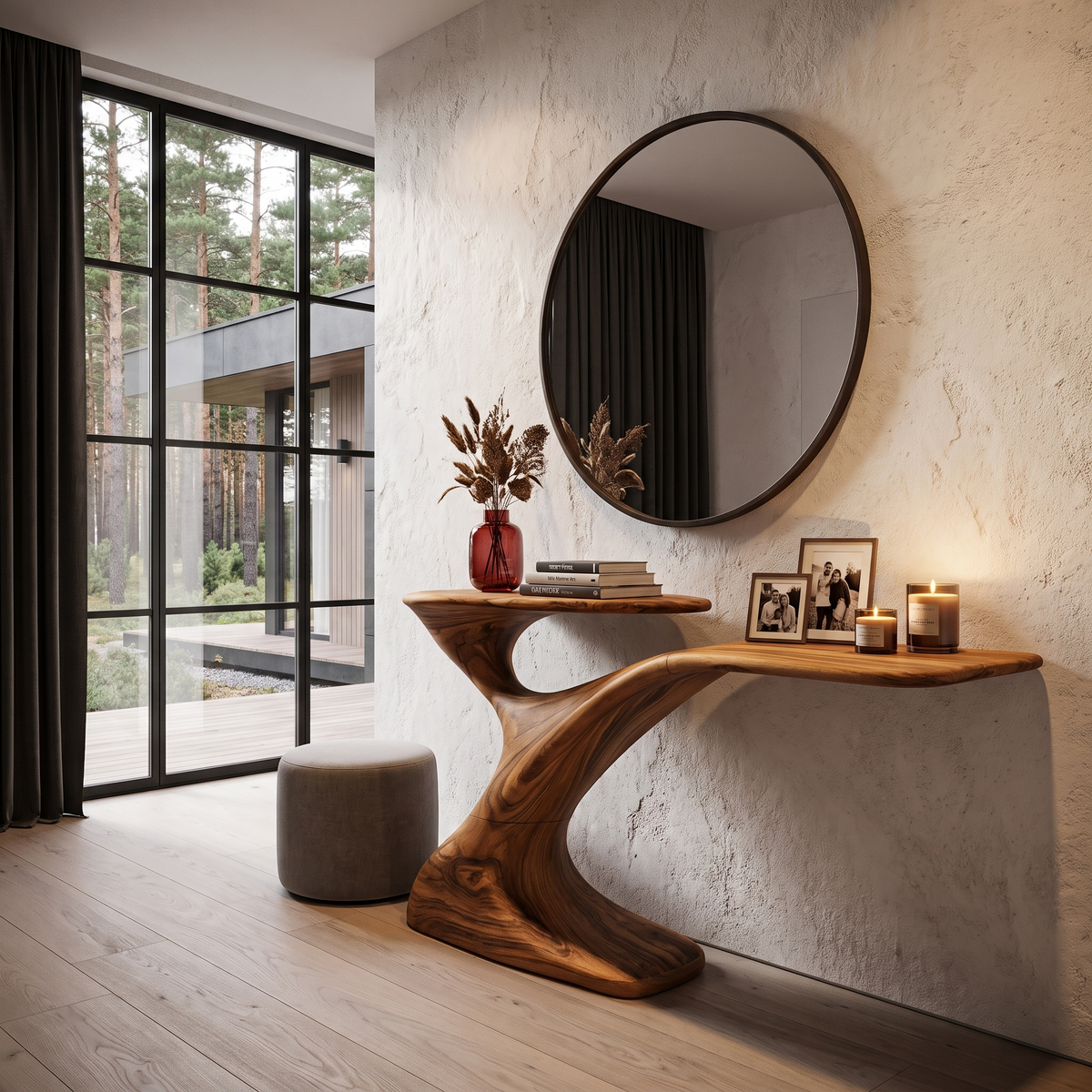 Minimalist Console Table For Entryway And Hallway SINLHACS692