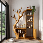 Modern Storage Cabinet With Rounded Frame Design For Entryway SINLHASD544