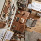 Modern Live Edge Floating Desk For Home Workspace SITHTTDE047