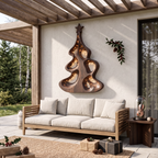 Modern Christmas Wall Decor With Artistic Hollow Tree Form For Entryway SINLSAWA151