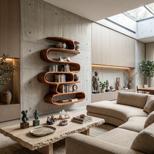 Elegant Wall-Mounted Shelf For Modern Home Decor RTTHTTWMS001