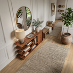 Modern Sideboard With Shelves And Cabinet For Living Room SITHTTSD022