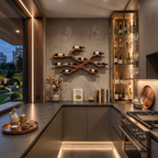 Modern Wine Rack Wall Display For Kitchen And Dining Area RTTHTTWH012
