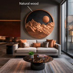 Artistic Mountain Sun Wall Hanging For Modern Home RTTHTTWA068