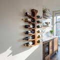 Modern Wall Mounted Wine Rack For Bar Storage Decor RTTHTTWH004