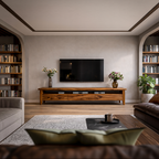 Mid Century Wooden TV Cabinet For Living Space RTTHTTTVC075