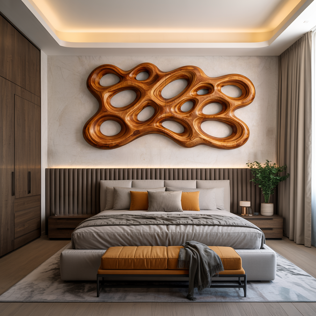 Organic Wood Wall Art For Minimalist Interior RTTHTTWA102