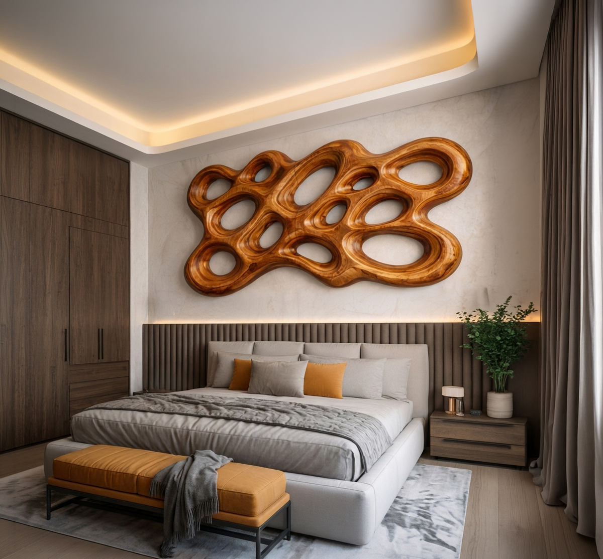 Organic Wood Wall Art For Minimalist Interior RTTHTTWA102