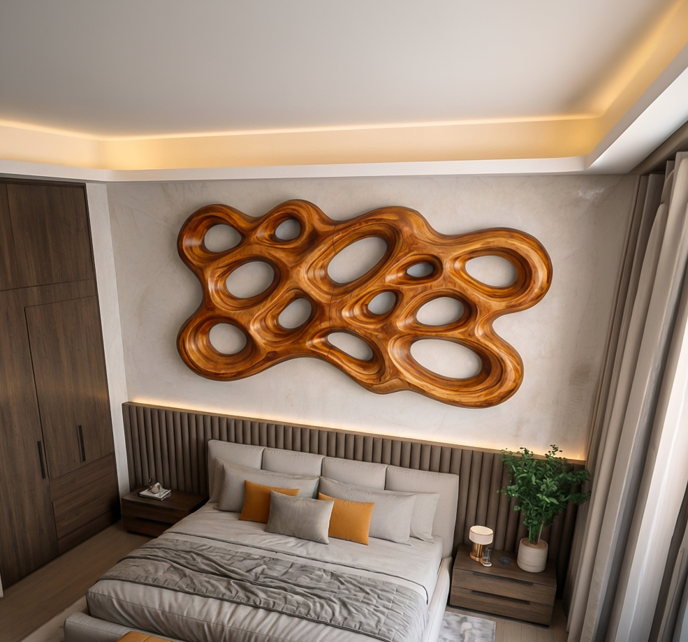 Organic Wood Wall Art For Minimalist Interior RTTHTTWA102