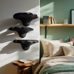 Mid Century Wooden Mushroom Shelf For Living Room And Bedroom Decor SILDTTNMR001