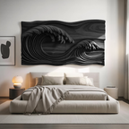 Ocean Wave Wall Sculpture For Bedroom SITHTTWA008