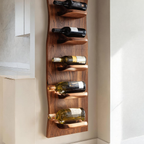 Handcrafted Wall Mounted Wine Rack For Kitchen Decor RTTHTTWH001